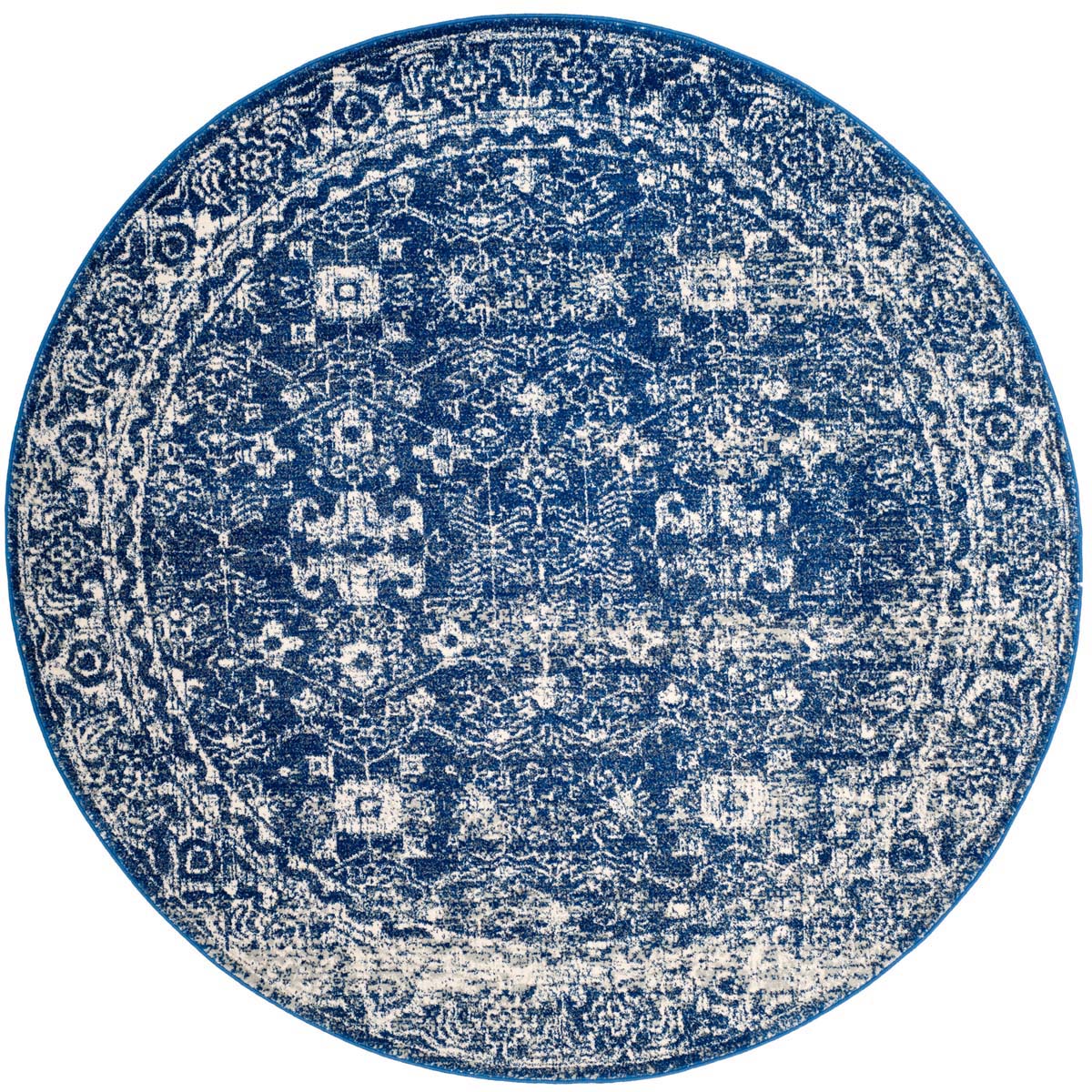Safavieh Evoke 270 Rug, Blue, EVK270 - Navy / Ivory