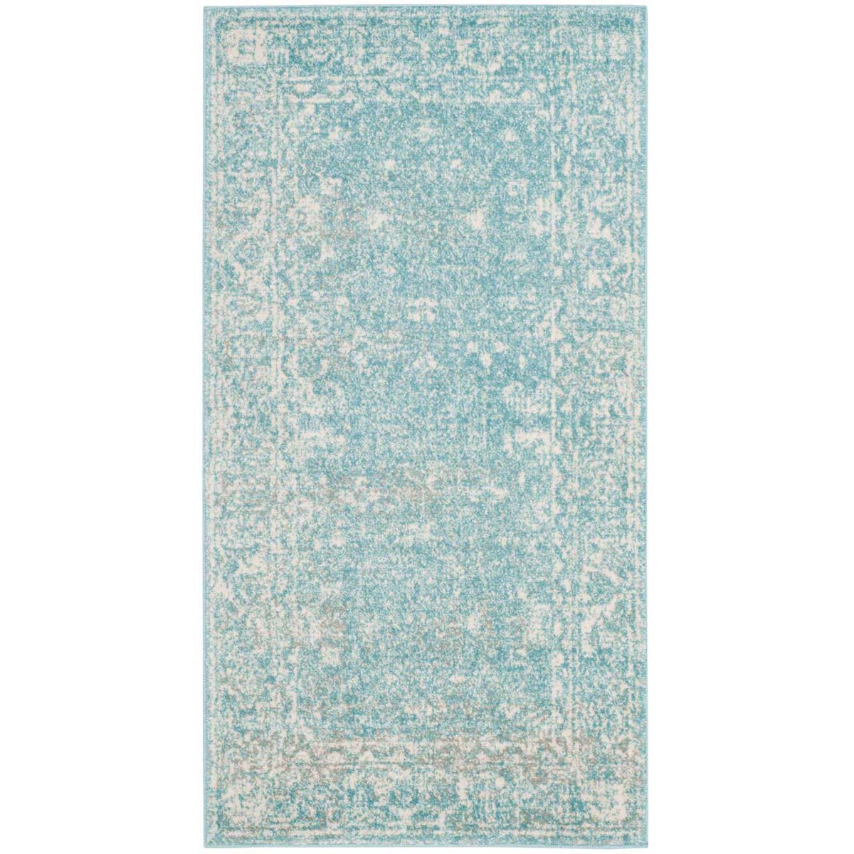 Safavieh Evoke 270 Rug, Blue, EVK270 - Light Blue / Ivory