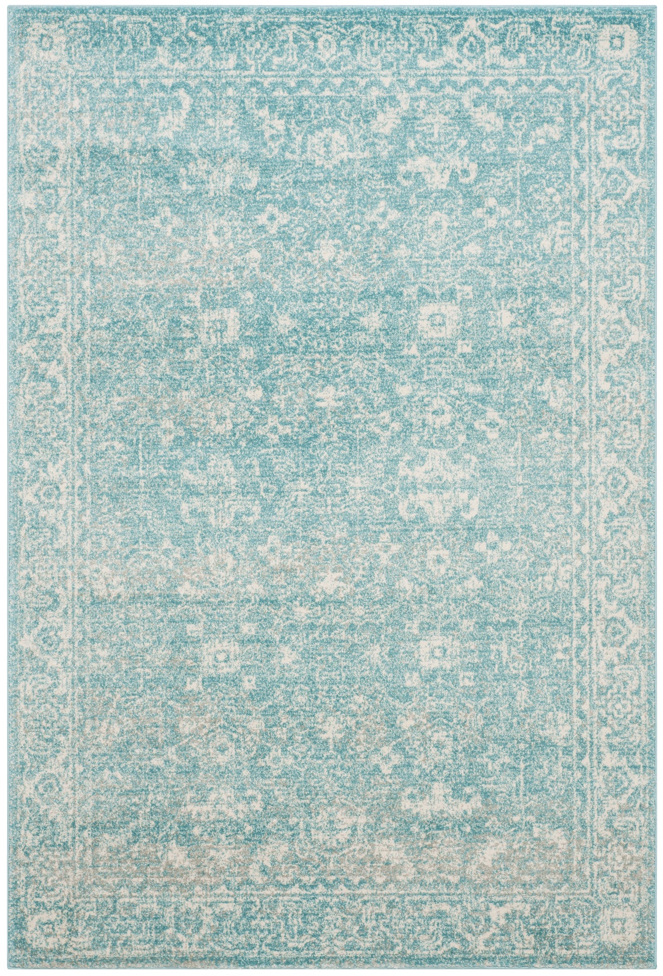 Safavieh Evoke 270 Rug, Blue, EVK270 - Light Blue / Ivory