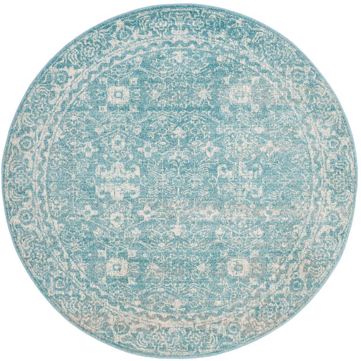 Safavieh Evoke 270 Rug, Blue, EVK270 - Light Blue / Ivory