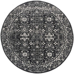 Safavieh Evoke 270 Rug, White, EVK270 - Charcoal / Ivory