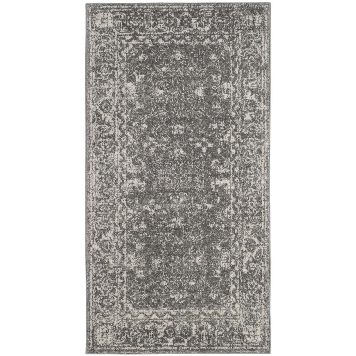 Safavieh Evoke 270 Rug, White, EVK270 - Grey / Ivory