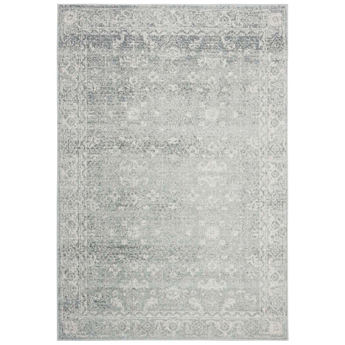 Safavieh Evoke 270 Rug, White, EVK270 - Silver / Ivory
