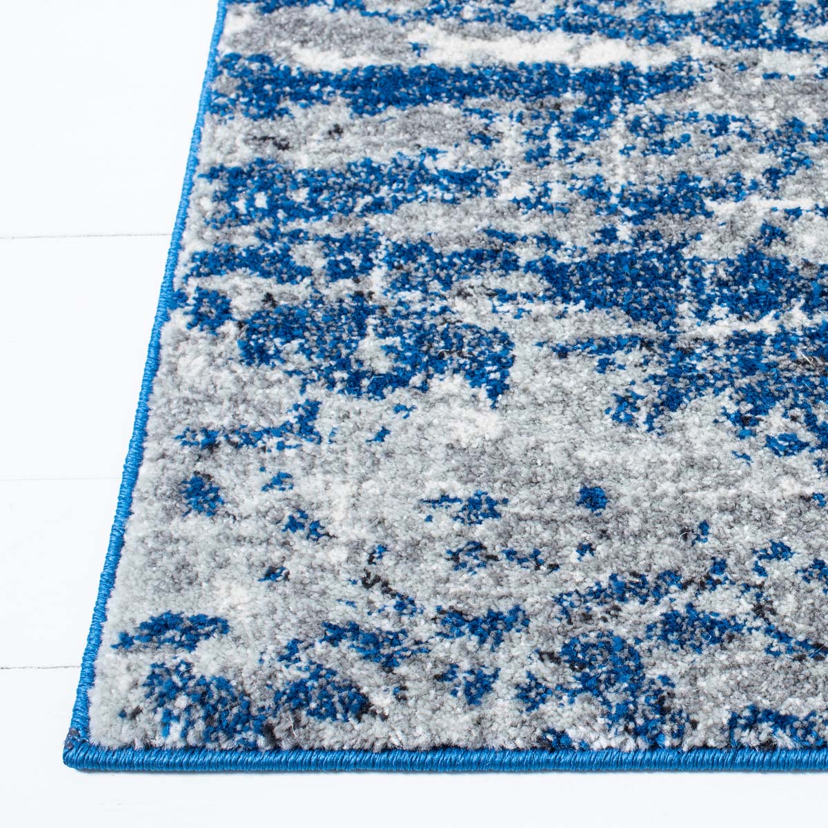 Safavieh Evoke 272 Rug, Blue, EVK272 - Dark Blue / Grey