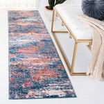 Safavieh Evoke 272 Rug, Blue, EVK272 - Navy / Orange