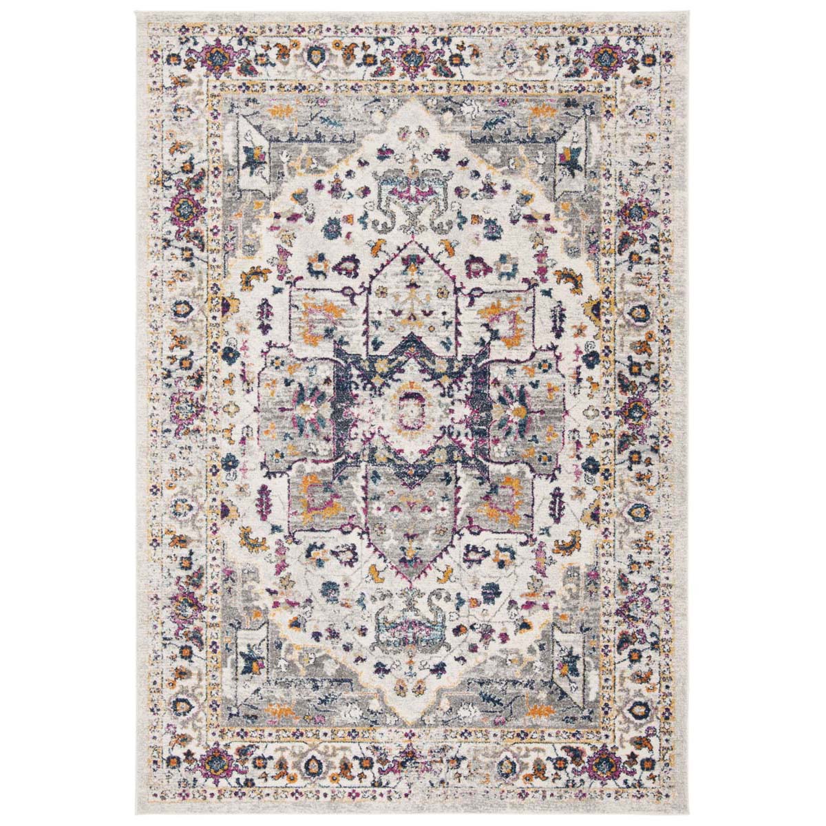 Safavieh Evoke 275 Rug, Grey, EVK275 - Ivory / Grey