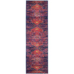 Safavieh Evoke 275 Rug, Blue, EVK275 - Blue / Fuchsia