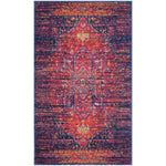Safavieh Evoke 275 Rug, Blue, EVK275 - Blue / Fuchsia