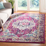 Safavieh Evoke 275 Rug, Fuchsia, EVK275 - Fuchsia / Ivory