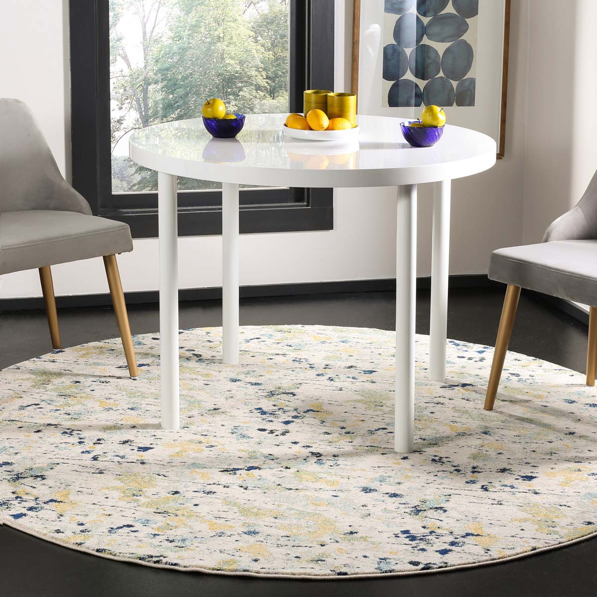 Safavieh Evoke 284 Rug, EVK284 - Ivory / Yellow
