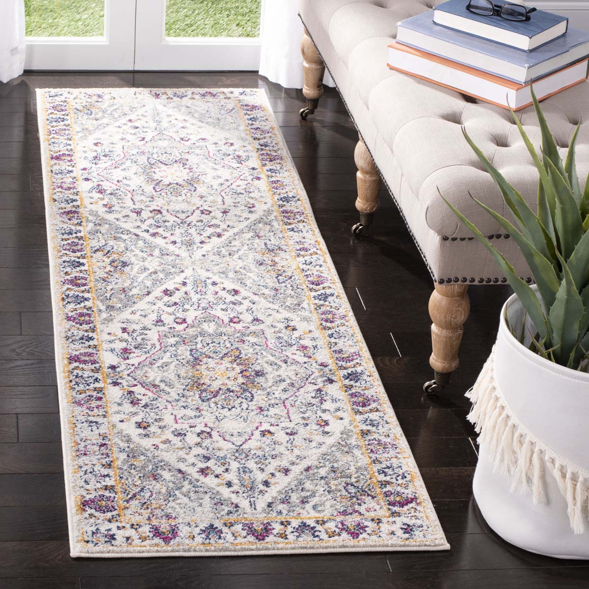 Safavieh Evoke 288 Rug, EVK288 - Ivory / Grey