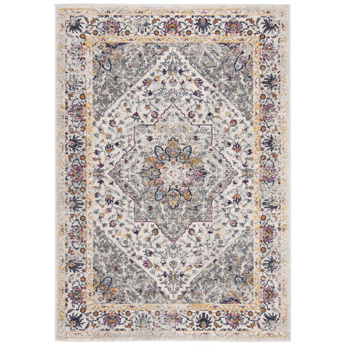 Safavieh Evoke 288 Rug, EVK288 - Ivory / Grey