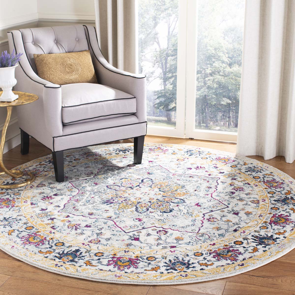 Safavieh Evoke 288 Rug, EVK288 - Ivory / Grey