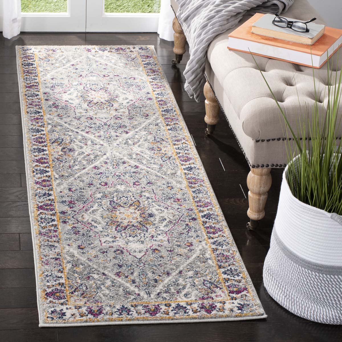 Safavieh Evoke 288 Rug, EVK288 - Grey / Grey