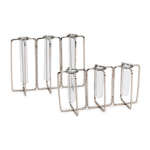 Two's Company S/2 Silver Vase Incl 2 Sizes