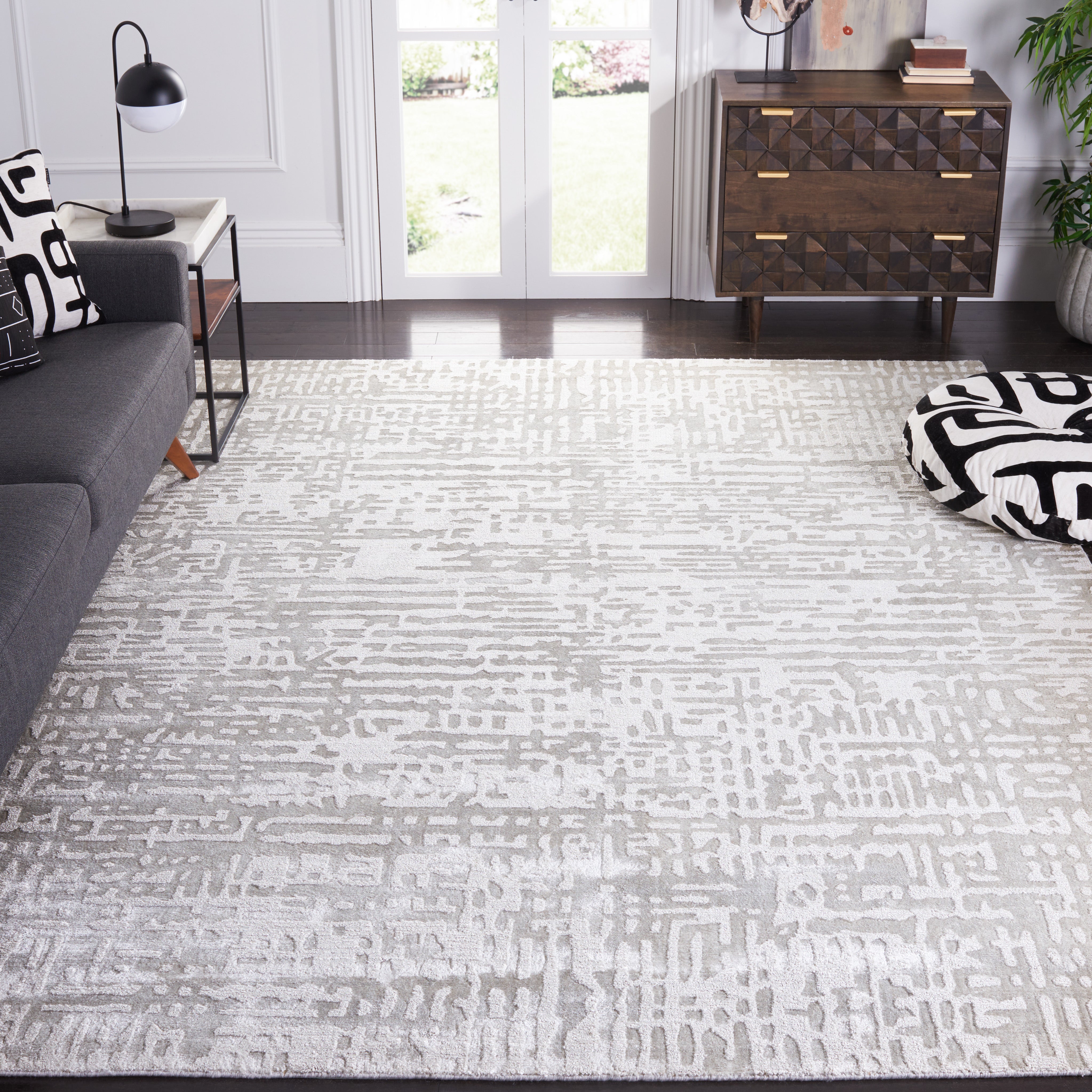 Safavieh Expression 754 Rug, EXP754 - Light Grey / Beige