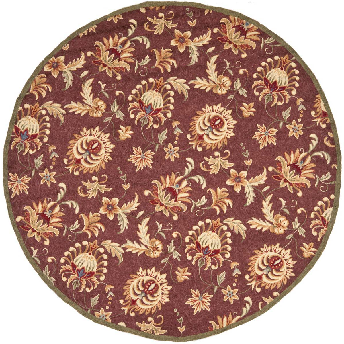 Safavieh Easy Care 121 Rug, EZC121 - Maroon / Green