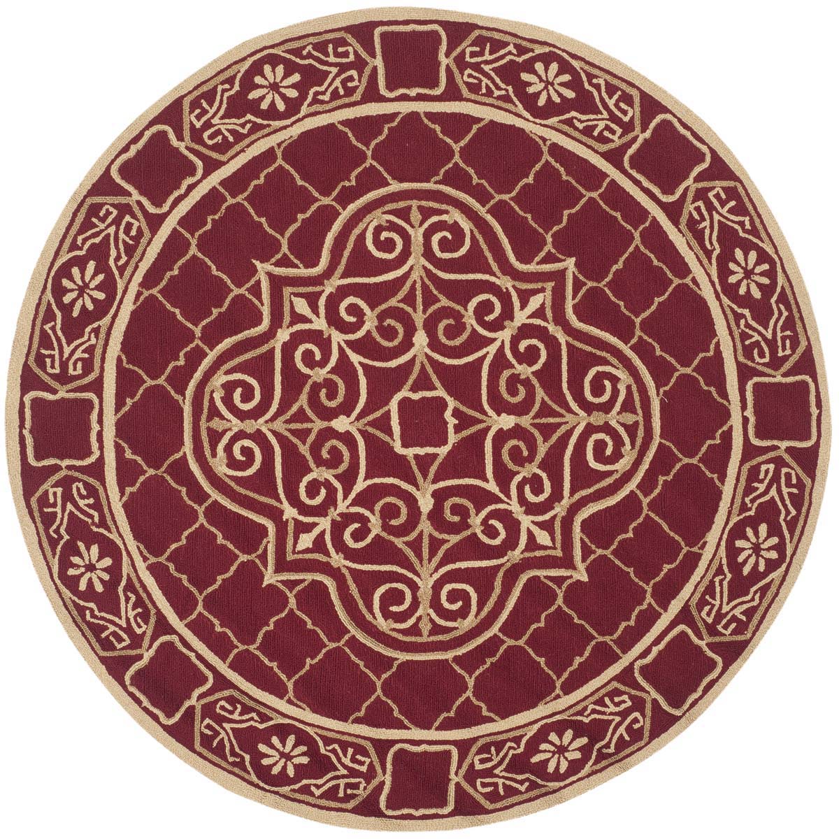 Safavieh Easy Care 729 Rug, EZC729 - Maroon / Gold