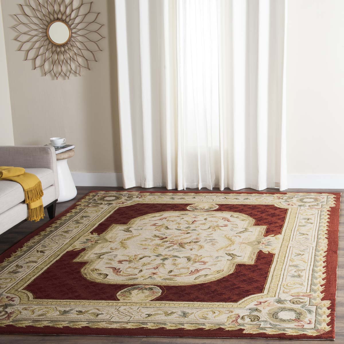 Safavieh Easy Care 755 Rug, EZC755 - Ivory / Red