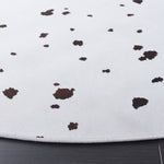 Safavieh Faux Hide 502 Rug, FAH502 - Ivory / Black