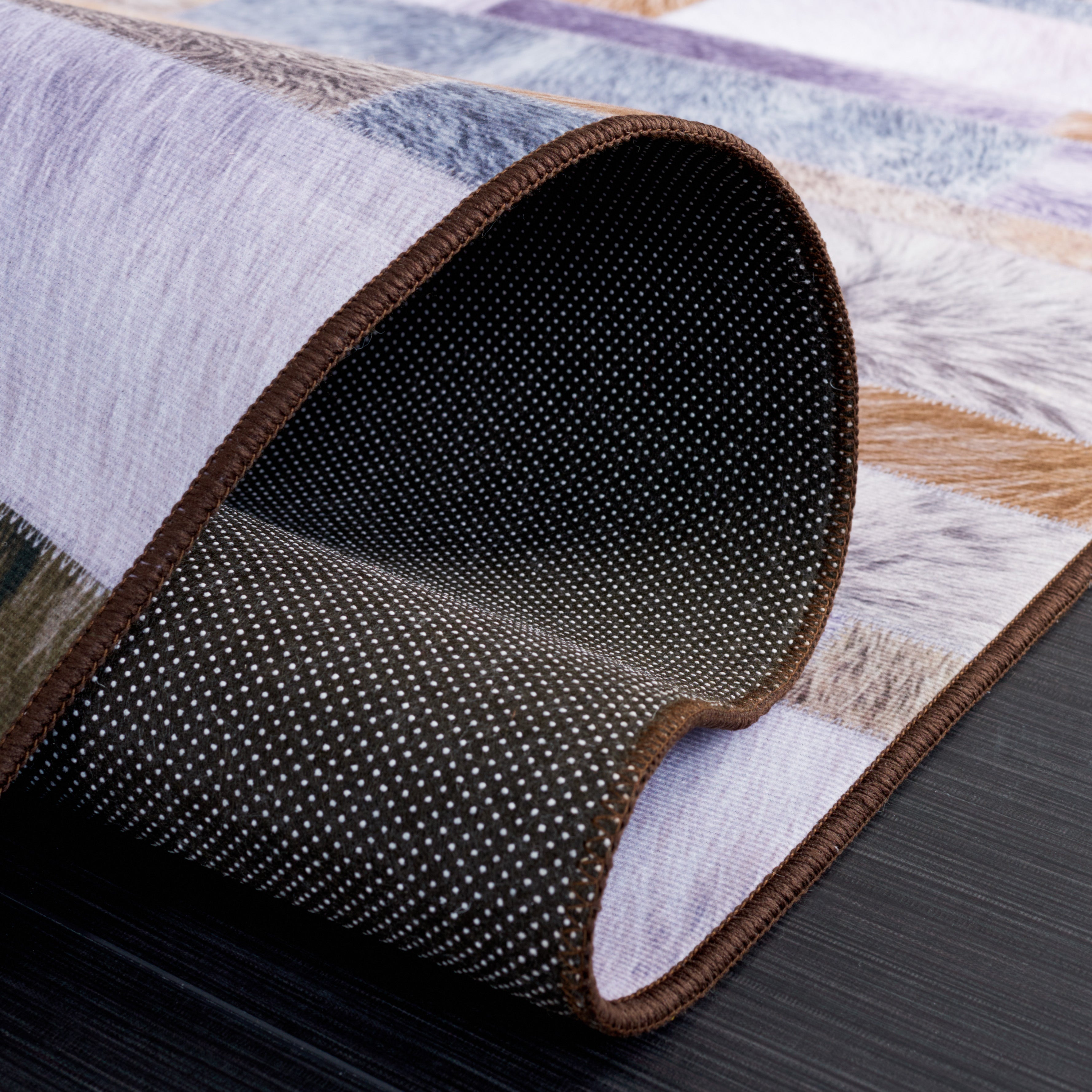 Safavieh Faux Hide 515 Rug, FAH515 - Beige / Purple