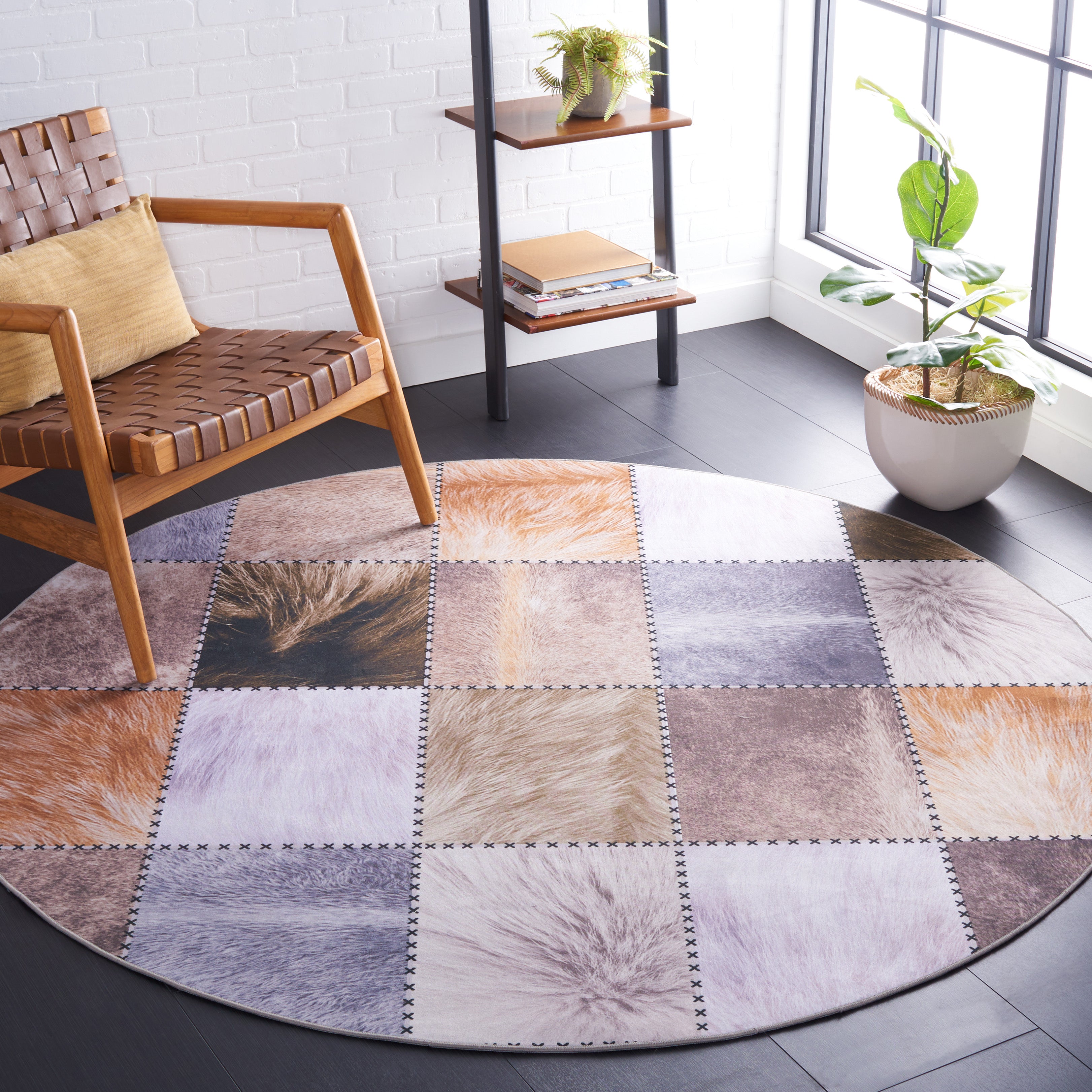 Safavieh Faux Hide 519 Rug, FAH519 - Beige / Brown