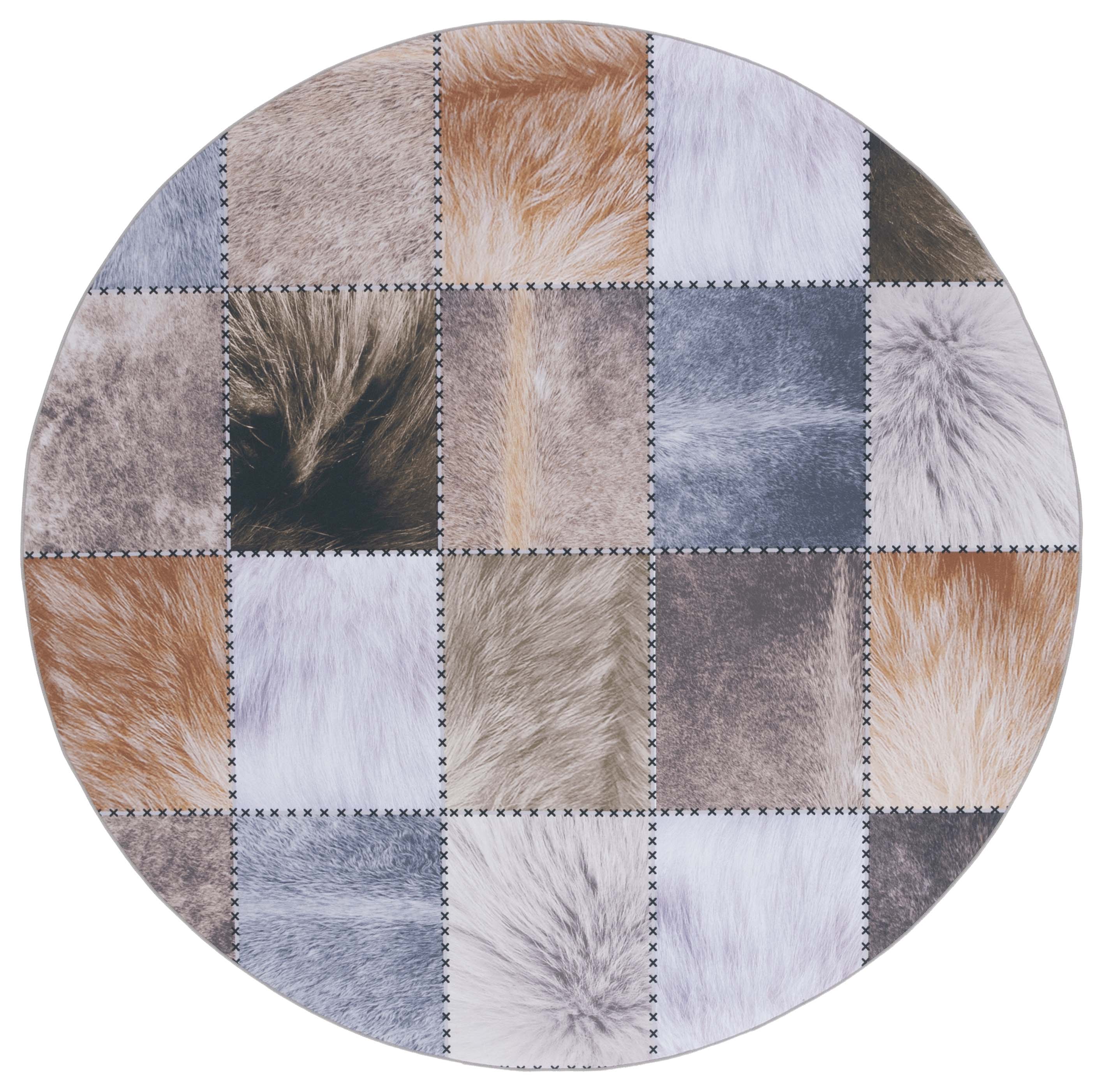 Safavieh Faux Hide 519 Rug, FAH519 - Beige / Brown