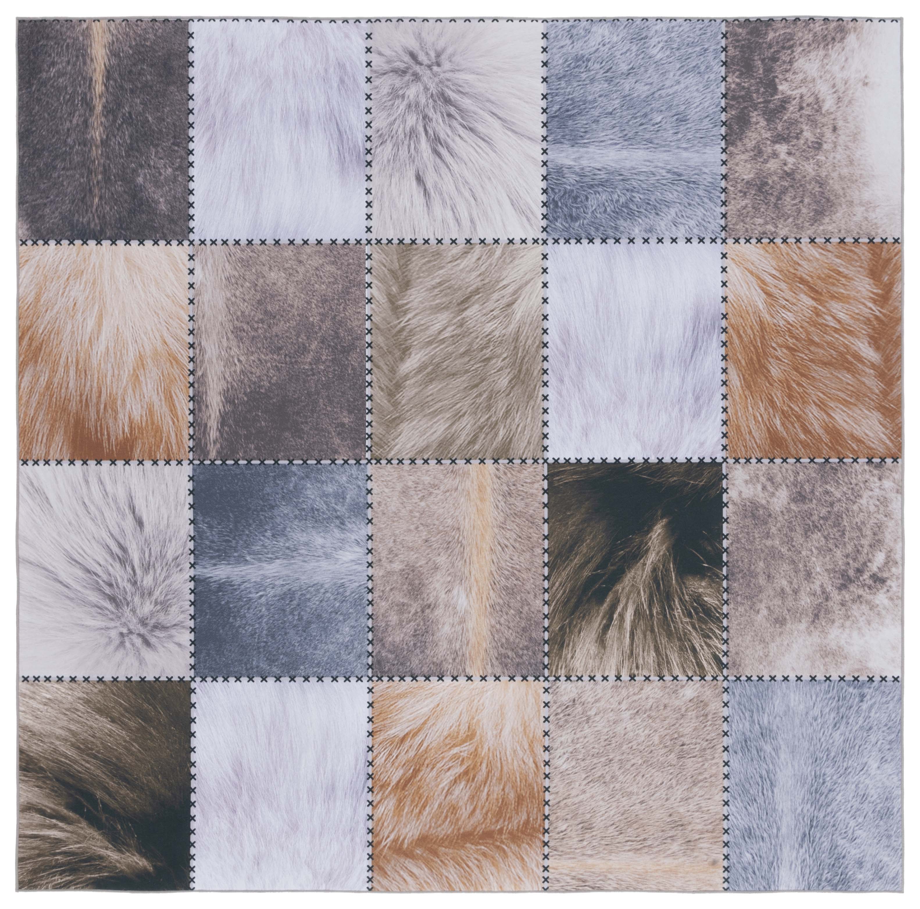 Safavieh Faux Hide 519 Rug, FAH519 - Beige / Brown