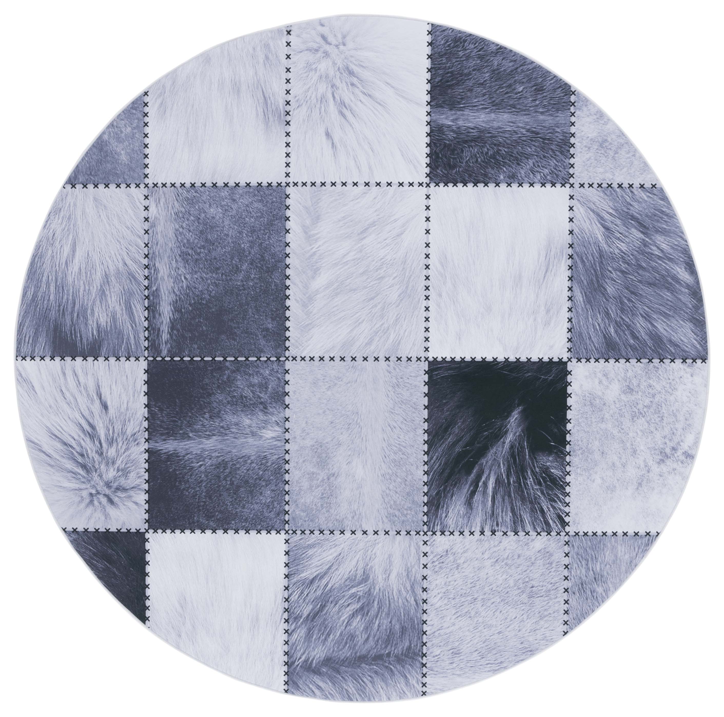 Safavieh Faux Hide 519 Rug, FAH519 - Light Grey / Grey