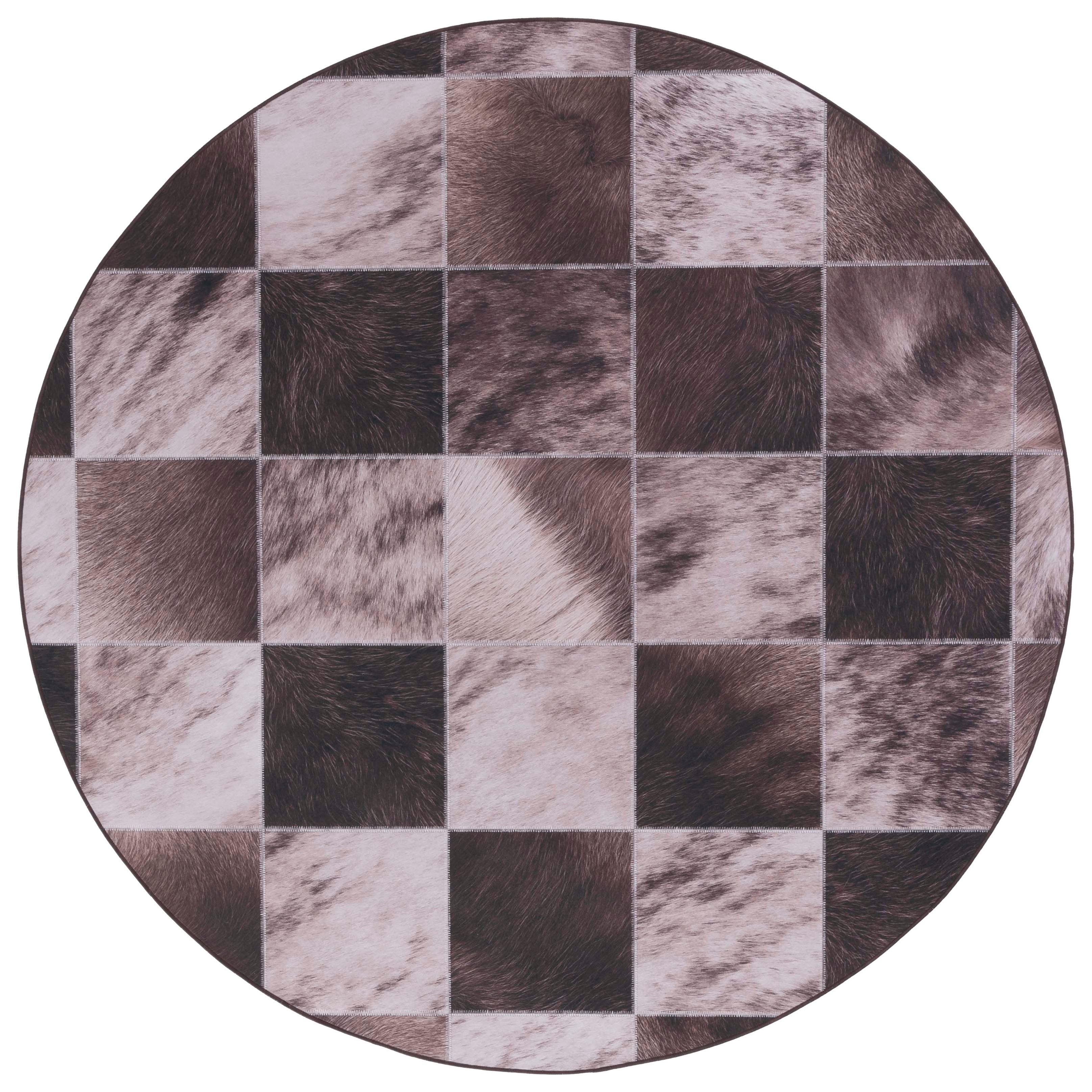 Safavieh Faux Hide 535 Rug, FAH535 - Light Brown / Brown