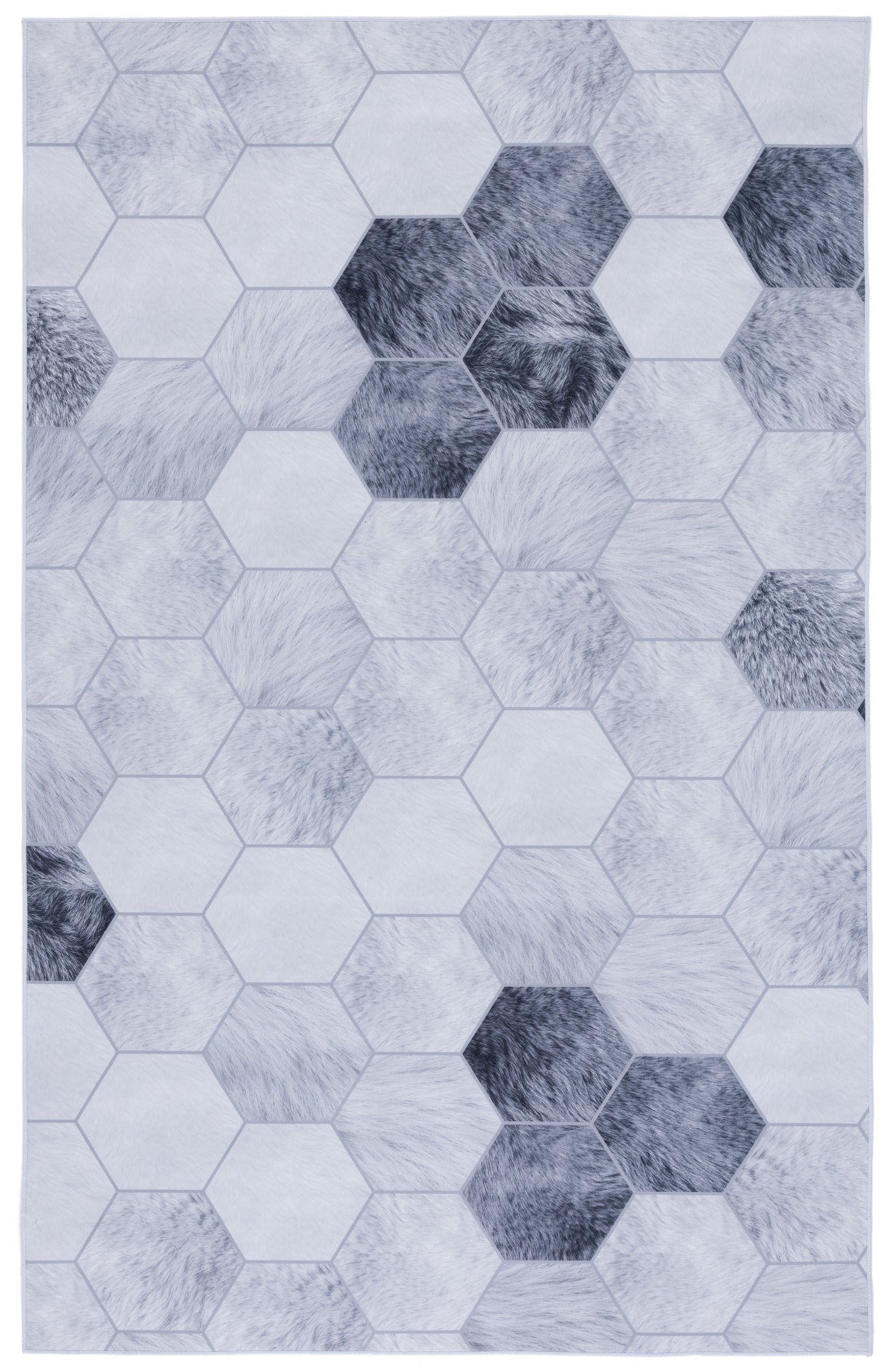 Safavieh Faux Hide 546 Rug, FAH546 - Ivory / Grey