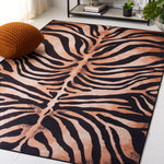 Safavieh Faux Hide 547 Rug, FAH547 - Light Orange / Black