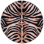 Safavieh Faux Hide 547 Rug, FAH547 - Light Orange / Black