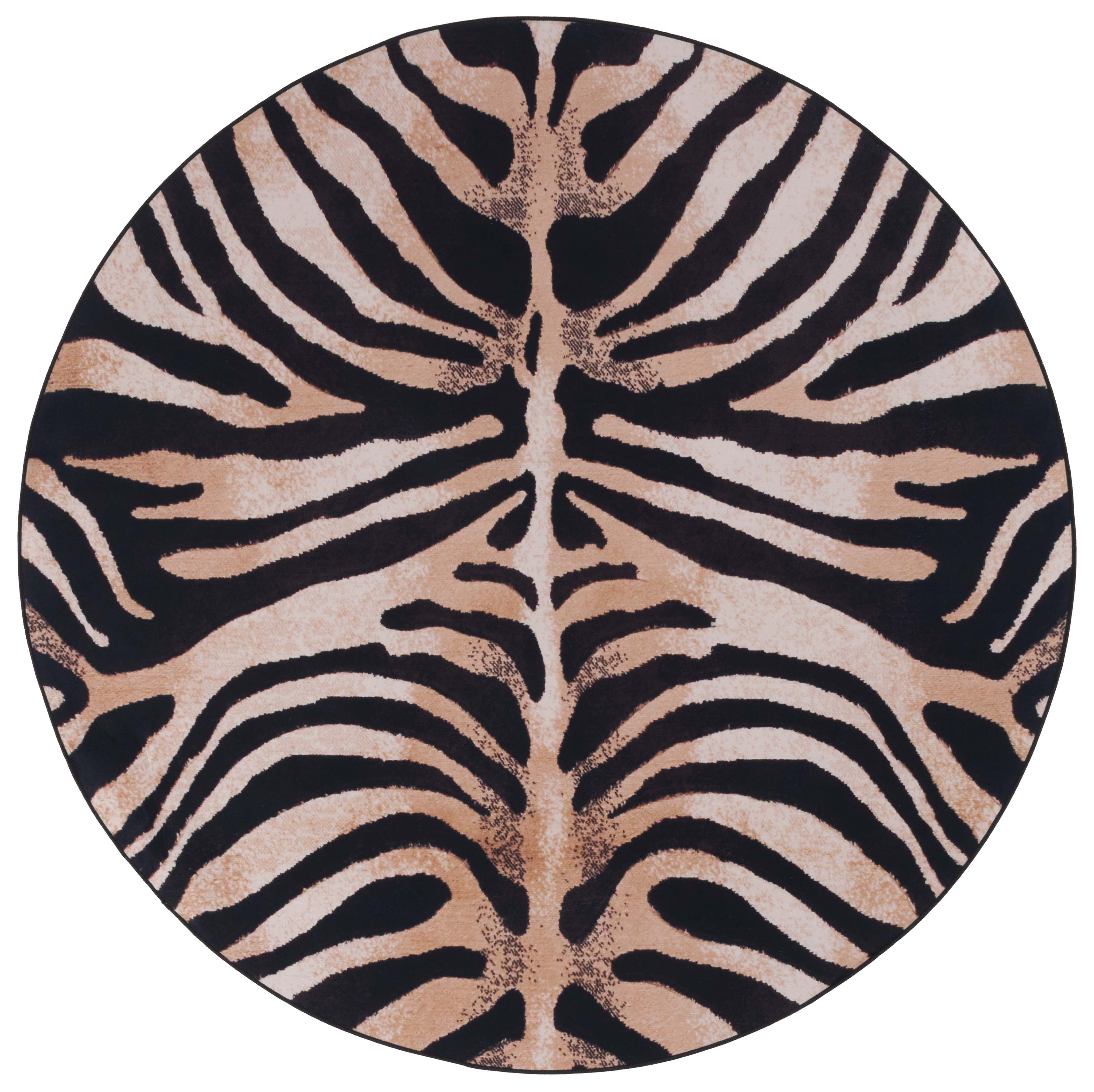 Safavieh Faux Hide 547 Rug, FAH547 - Light Orange / Black