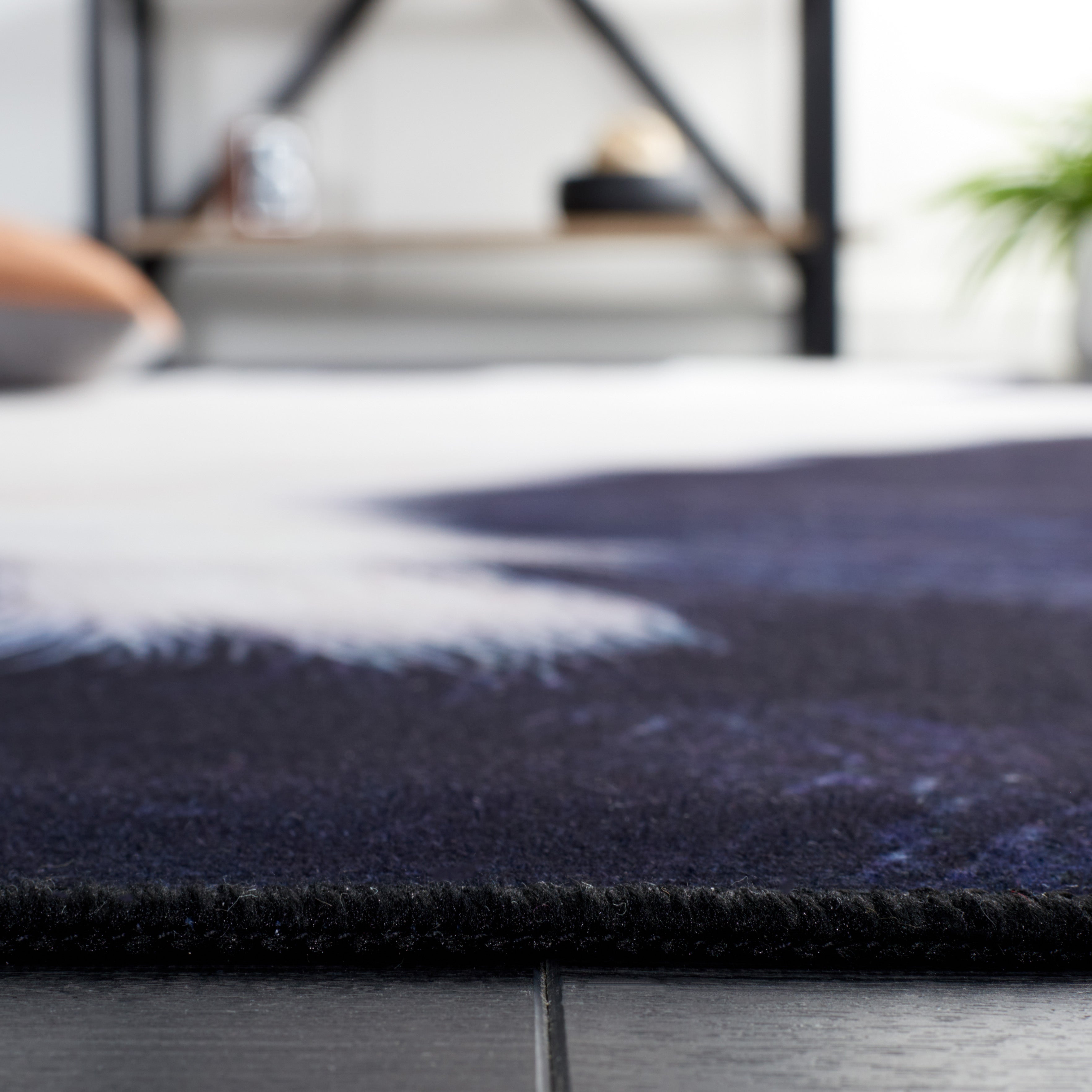 Safavieh Faux Hide 548 Rug, FAH548 - Ivory / Dark Blue