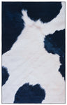 Safavieh Faux Hide 548 Rug, FAH548 - Ivory / Dark Blue
