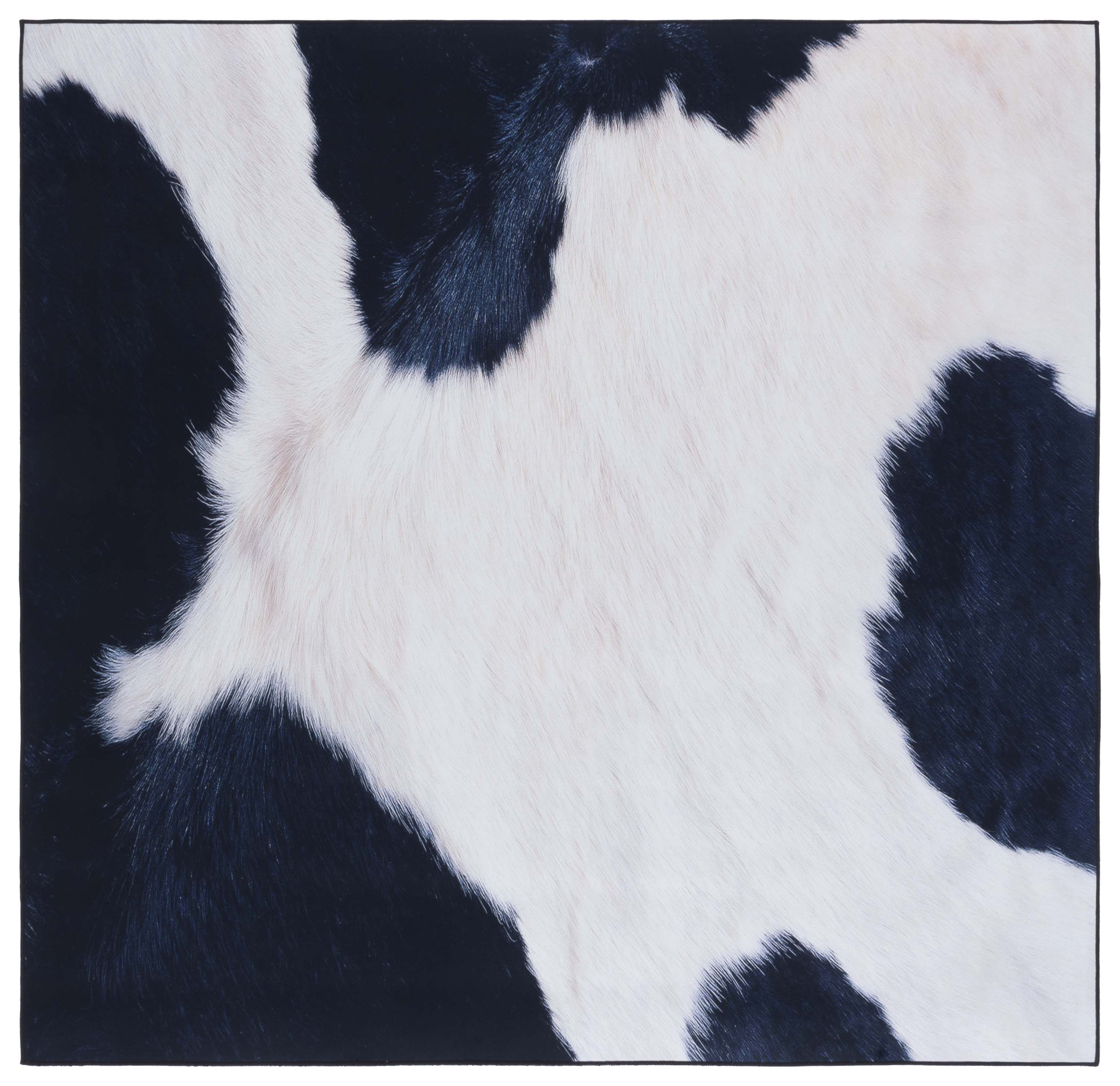 Safavieh Faux Hide 548 Rug, FAH548 - Ivory / Dark Blue