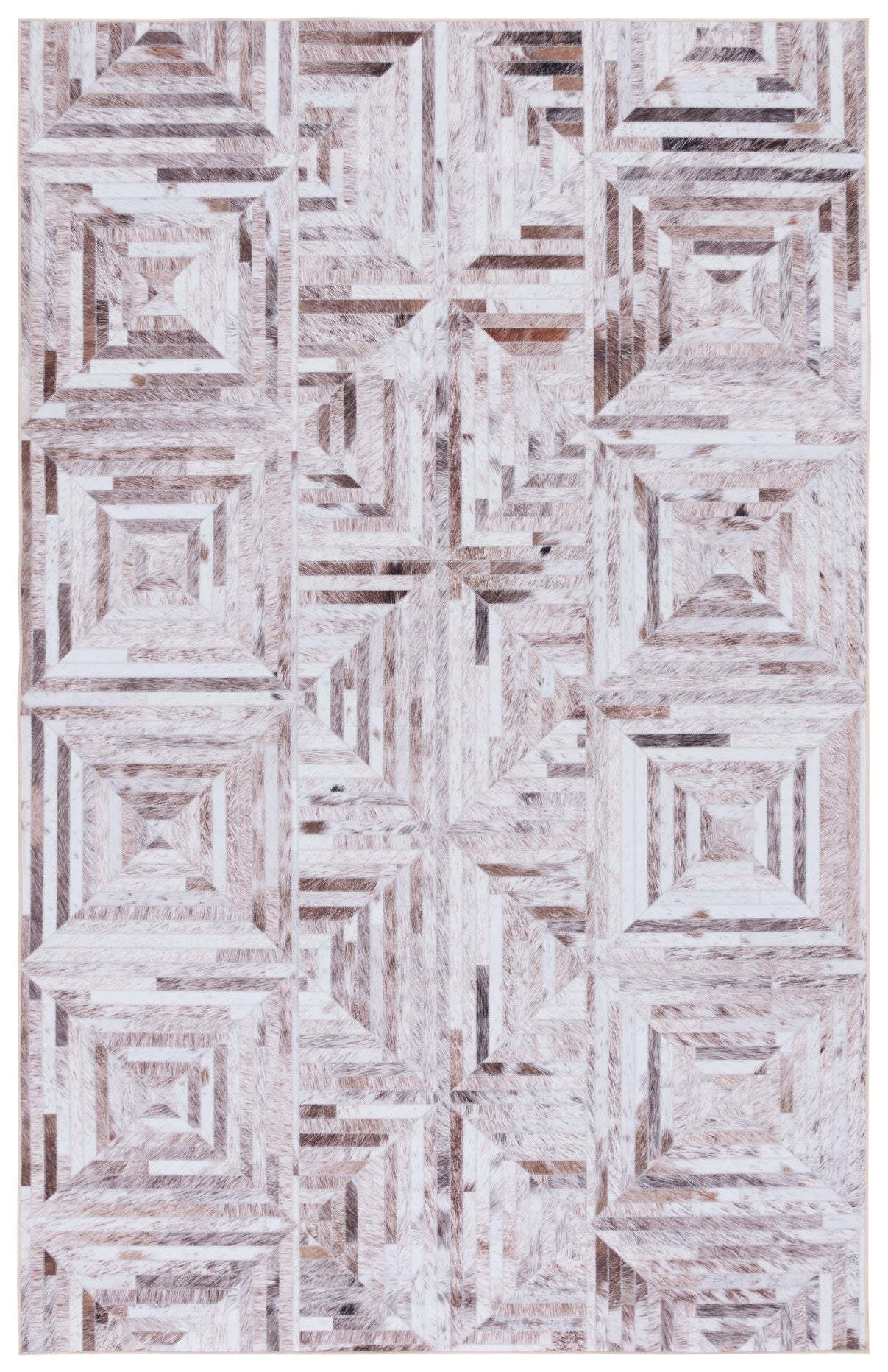 Safavieh Faux Hide 549 Rug, FAH549 - Beige / Brown