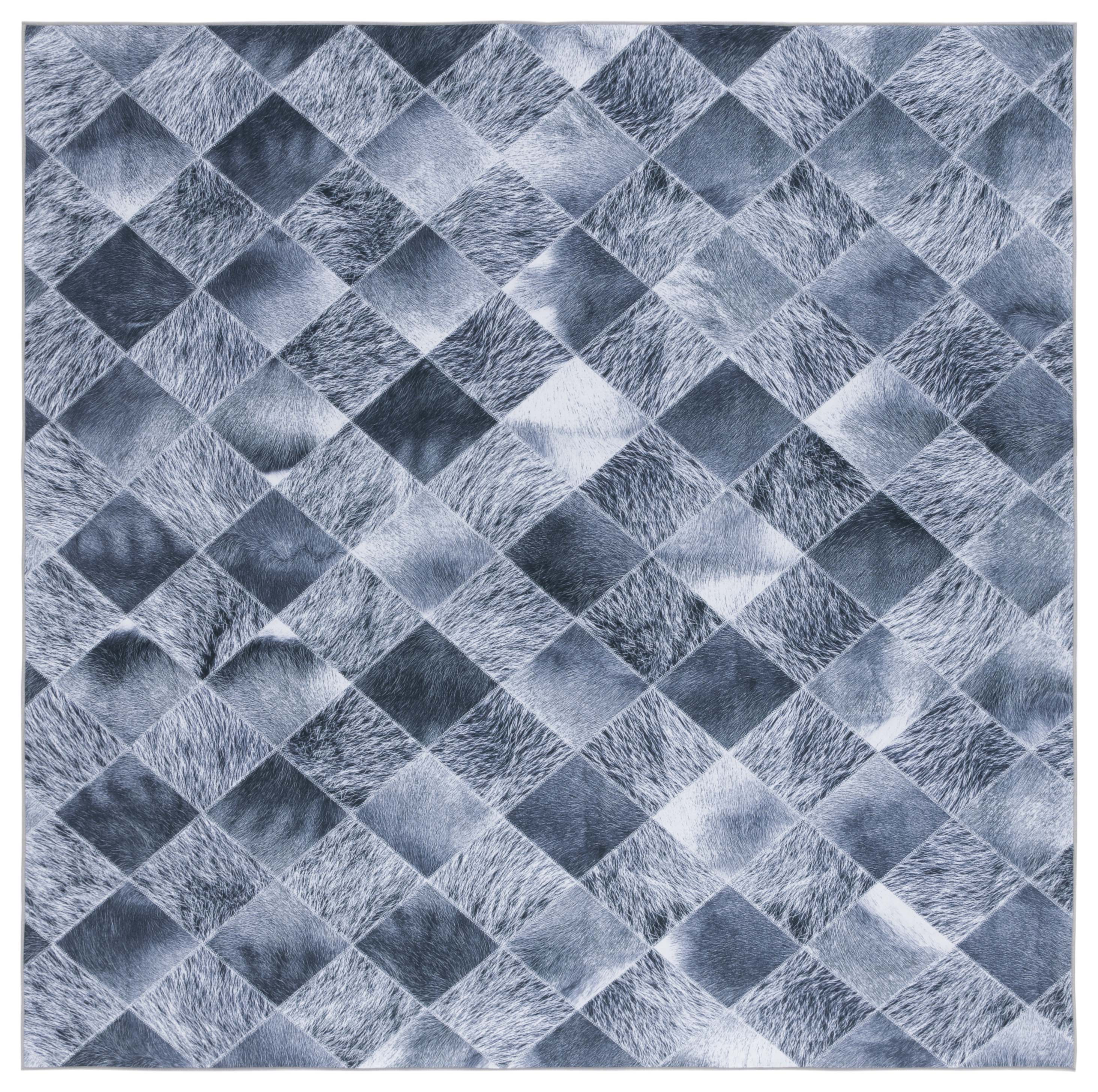 Safavieh Faux Hide 550 Rug, FAH550 - Grey / Dark Grey