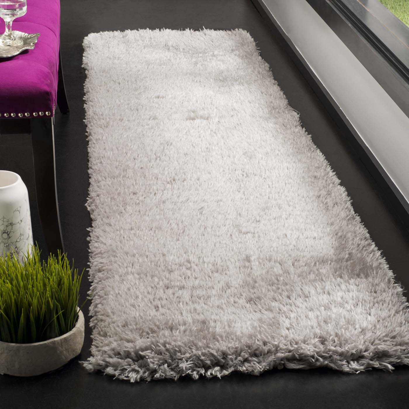 Safavieh Flokati Shag 950 Rug, FLK950 - Silver