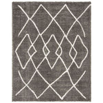 Safavieh Flokati Shag 965 Rug, FLK965 - Charcoal / Ivory