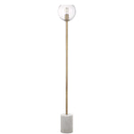 Safavieh Bradley Floor Lamp, FLL4002 - White/Brass Gold