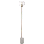 Safavieh Bradley Floor Lamp, FLL4002 - White/Brass Gold