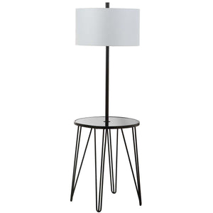 Safavieh Ciro 58 Inch H Floor Lamp Side Table, FLL4010