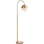 Safavieh Jonas 55.5 Inch H Floor Lamp, FLL4018 - Brass Gold
