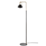 Safavieh Brendon Floor Lamp, FLL4039 - Black/Brass Gold