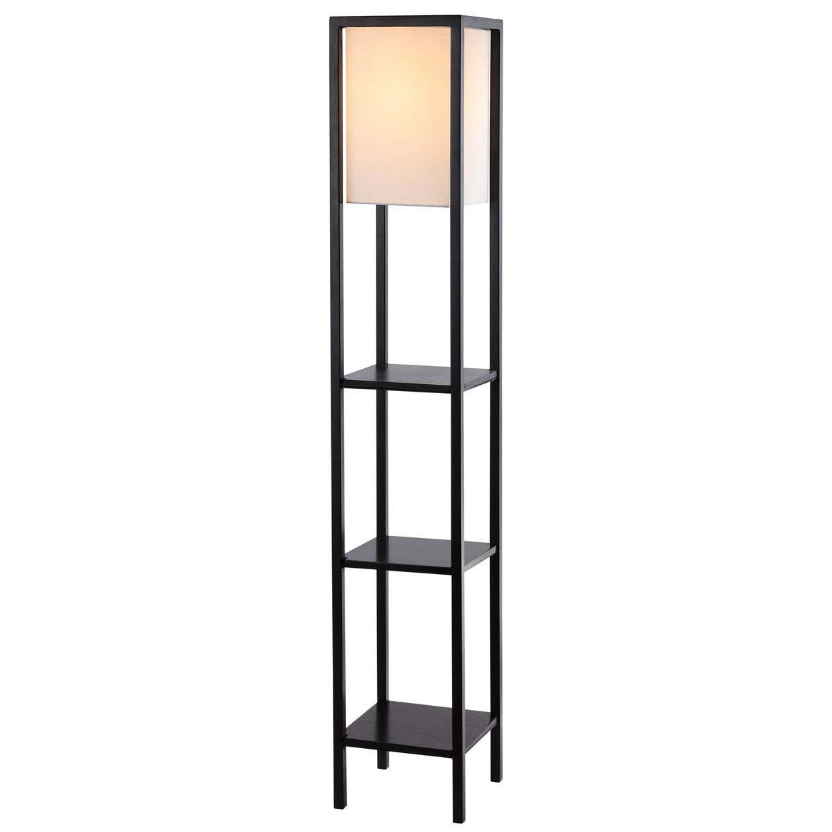 Safavieh Rista Shelf Floor Lamp, FLL4044 - Black