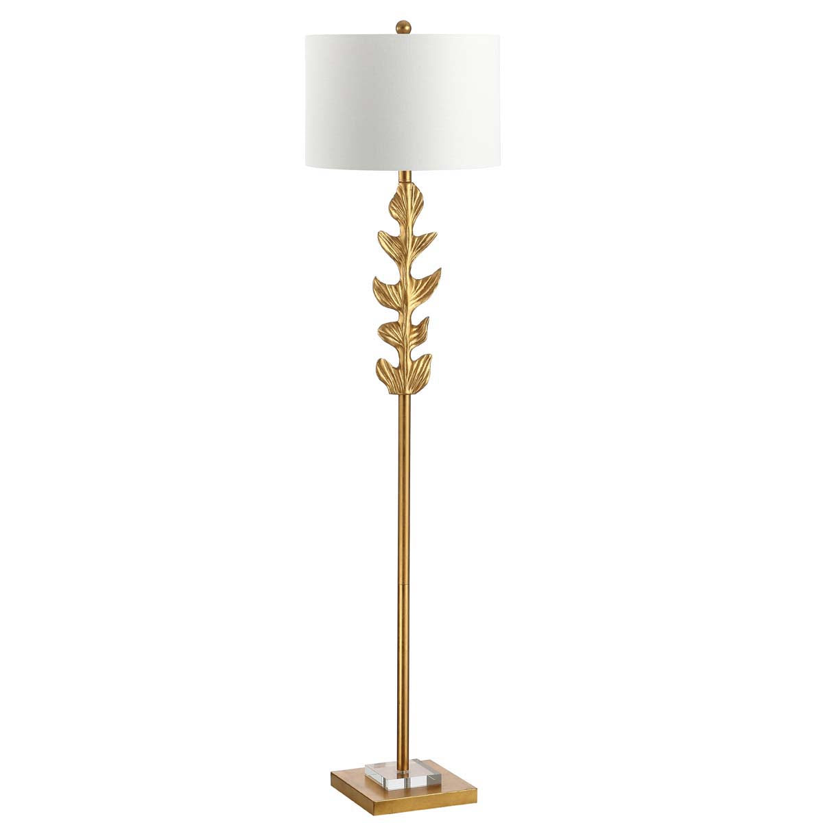 Safavieh Georgiana Floor Lamp, FLL4047 - Gold Leaf