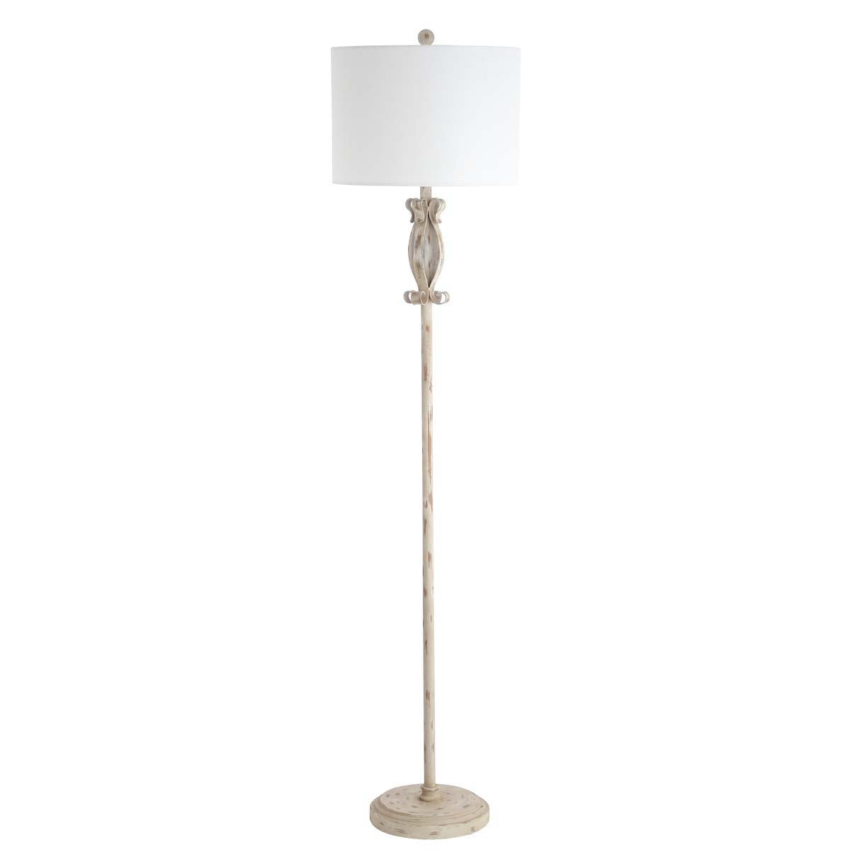 Safavieh Philippa Floor Lamp, FLL4049 - White Washed