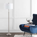 Safavieh Leeland Floor Lamp, FLL4052 - Brush Nickel